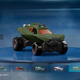 A Hot Wheels Sandivore painted like a Halo Warthog in Hot Wheels Unleashed.